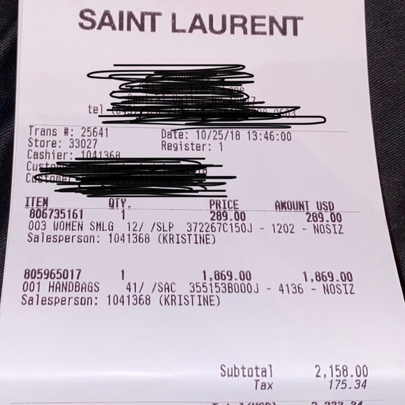 Saint Laurent Handbag - Picture 6 of 6